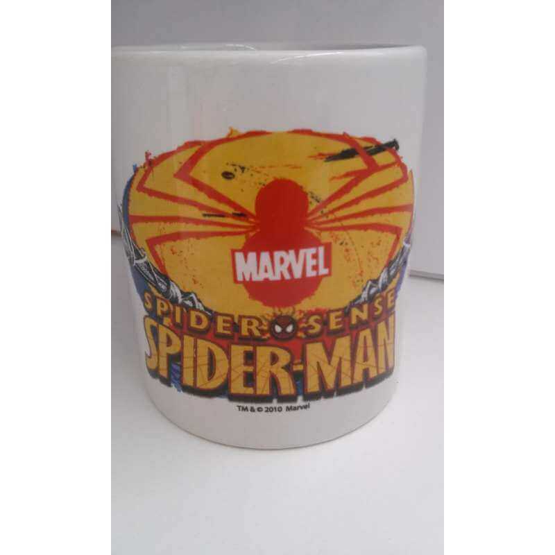 SPIDER-MAN  BONITA TAZA CON LETRAS GRABADAS