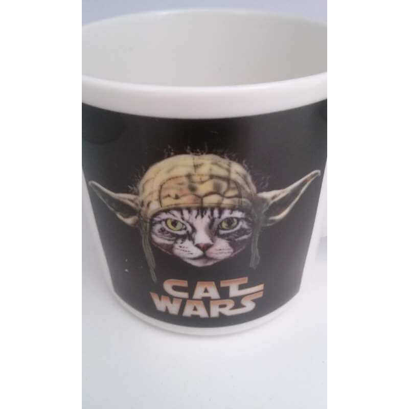 TAZA DE CAFE CATS WARS YODA