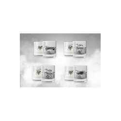 HARRY POTTER HECHIZOS SET 4 VASOS CRISTAL HARRY POTTER