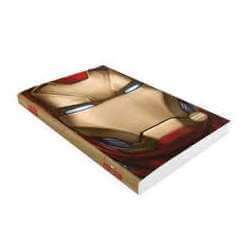 CUADERNO IRON MAN CON  EFECTO DE LUZ