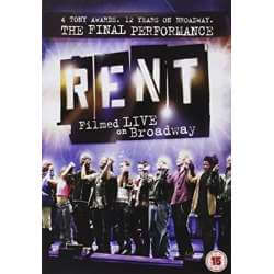 Rent - Filmed Live On Broadway (DVD, 2009)