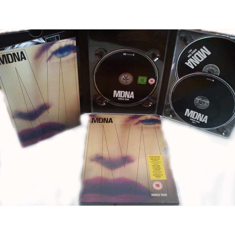 Madonna MDNA World Tour Deluxe Edition Taiwan Ltd DVD plus2-CD