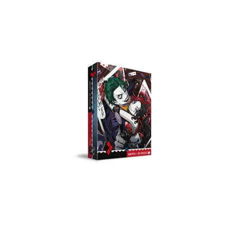 PUZLE 100 EFECTO 3D JOKER Y HARLEY QUINN MANGA UNIVERSO DC