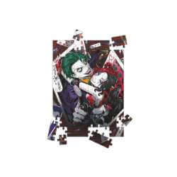 PUZLE 100 EFECTO 3D JOKER Y HARLEY QUINN MANGA UNIVERSO DC