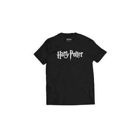 LOGO HARRY POTTER CAMISETA NEGRA CHICO HARRY POTTER