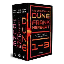 ESTUCHE LAS CRONICAS DE DUNE (DUNE, EL MESIAS DE DUNE E HIJOS DE DUNE) (BOLSILLO)