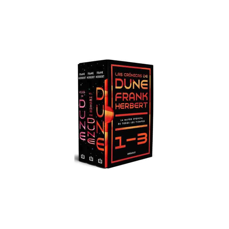 ESTUCHE LAS CRONICAS DE DUNE (DUNE, EL MESIAS DE DUNE E HIJOS DE DUNE) (BOLSILLO)