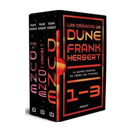 ESTUCHE LAS CRONICAS DE DUNE (DUNE, EL MESIAS DE DUNE E HIJOS DE DUNE) (BOLSILLO)