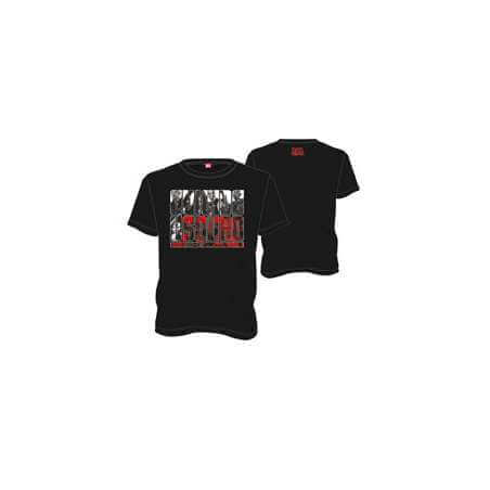 LETRAS SUICIDE SQUAD CAMISETA NEGRA CHICO TALLA-XL ESCUADRON SUICIDA