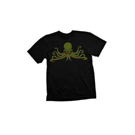 CTHULHU LOGO TRASERO CAMISETA NEGRA CHICO T-XL CTHULHU