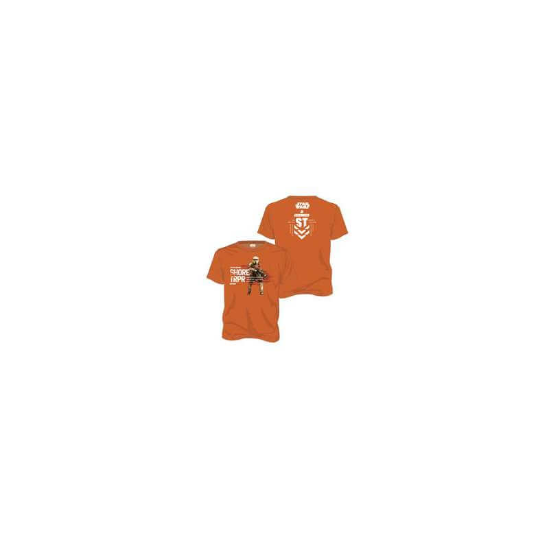 SHORE TROOPER CAMISETA NARANJA CHICO TALLA-XL STAR WARS ROGUE ONE