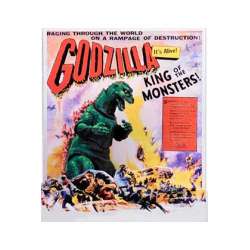 PREVENTA - GODZILLA 12 HEAD TO TAIL ACTION FIGURE 1956 MOVIE POSTER GODZILLA - NECA