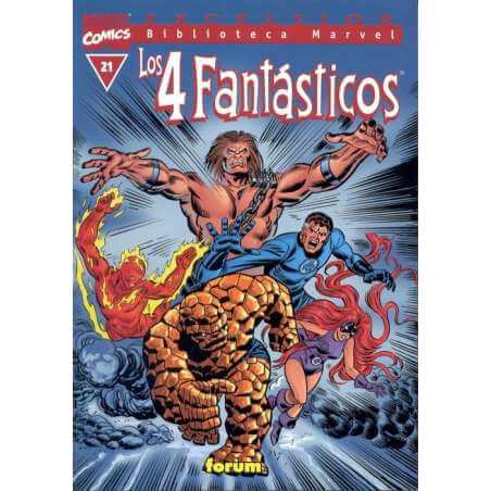 LOS 4 FANTASTICOS Biblioteca Marvel 21