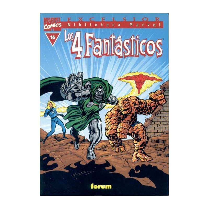 LOS 4 FANTASTICOS Biblioteca Marvel 16